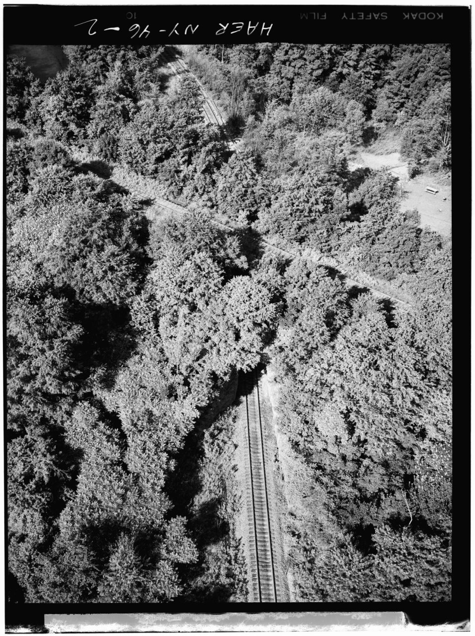 View of Mainline crossing - Erie Railway, Dayton Tunnel, Allen Street Vicinity