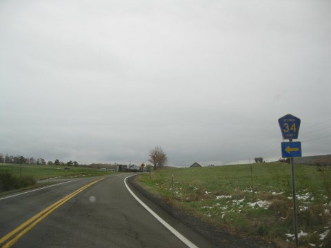 NY 225 south in