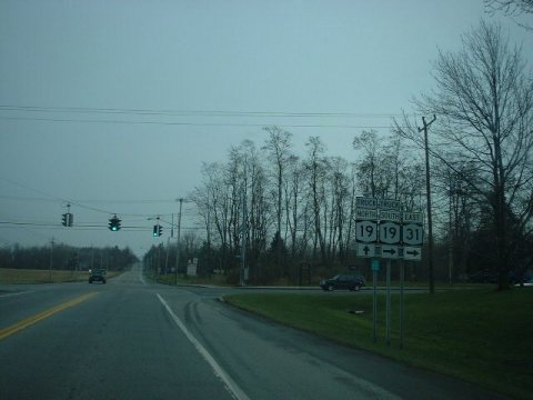 NY 31 east at Redman Road