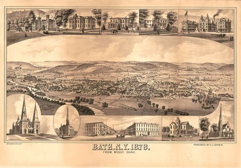Bath, N.Y., 1878, from Mossy Bank