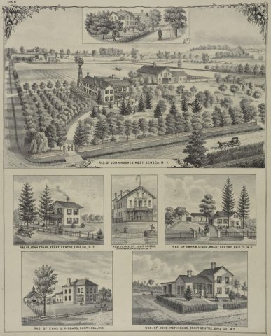 Res. of John Hughes, West Seneca, N.Y.; Res. of John Trapp, Brant Centre, Erie Co., N.Y.; Residence of Louis Green, Ton…