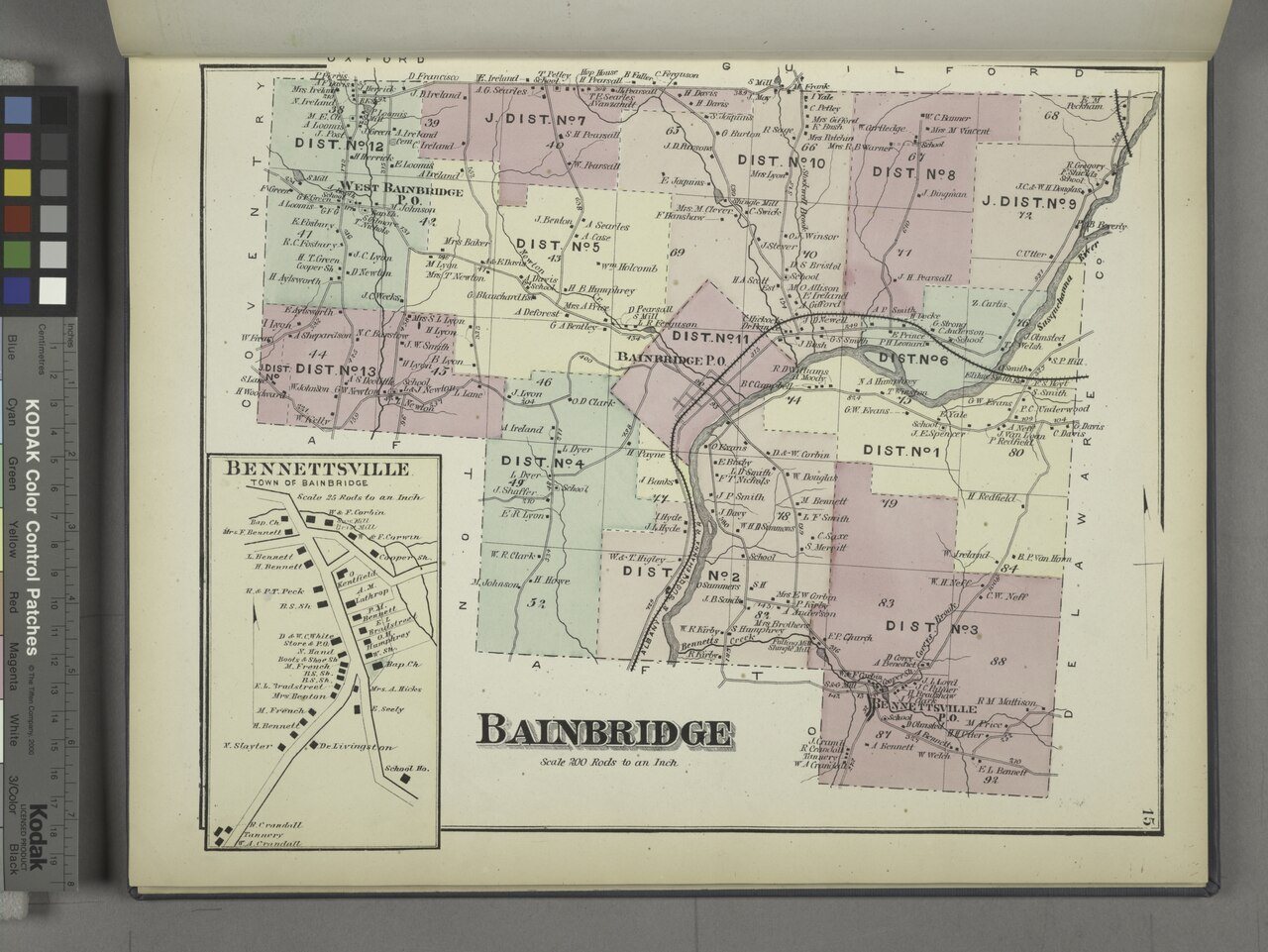 Bennettsville (Village); Bainbridge (Township)