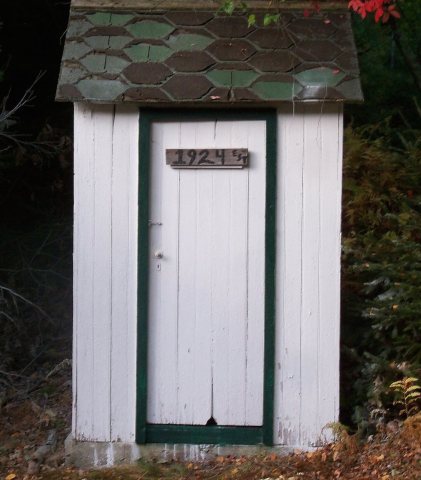 Forestburg Town Hall outbuilding