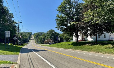 NY 39 in the Town of