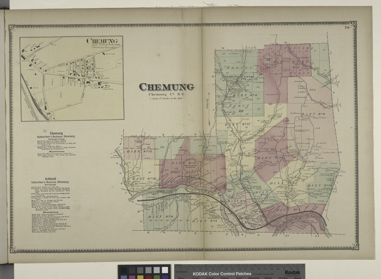 Chemung (Village); Chemung Subscriber's Business Directory; Ashland Subscriber's Business Directory; Chemung (Township)