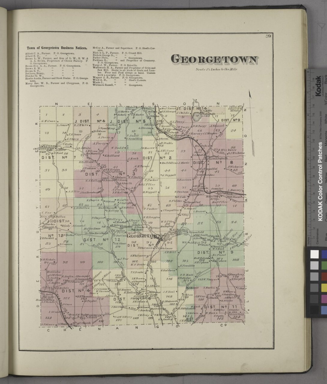 Town of Georgetown Business Notices.; Georgetown (Township)