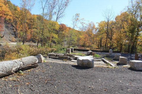 Zoar Valley at Forty Road parking area, Town of Persia, New York, October 2012