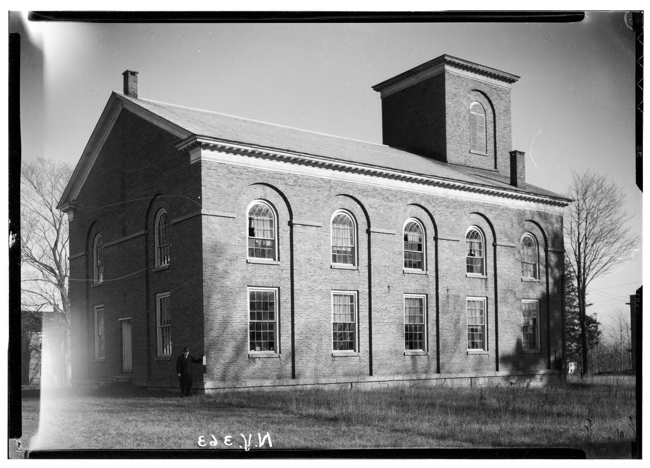 Historic American Buildings Survey, Nelson E. Baldwin, Photographer April 23, 1936, VIEW-REAR AND SIDE ELEVATION, UNITE…