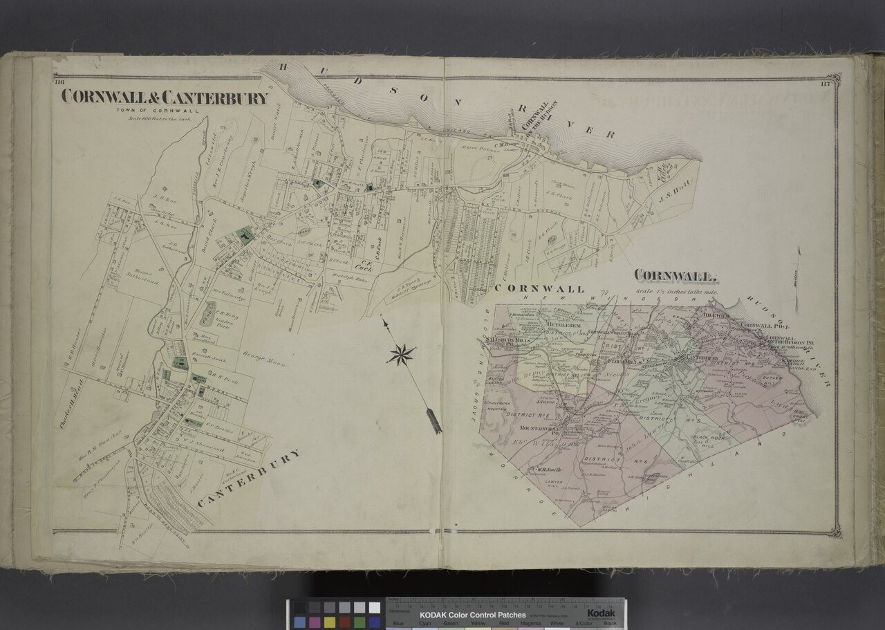 Cornwall and Cantebury (Villages); Cornwall (Township)