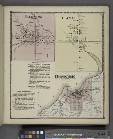 Ellington (Village); Clymer (Village); Clymer Business Directory; Ellington Business Directory; Dunkirk (Township)