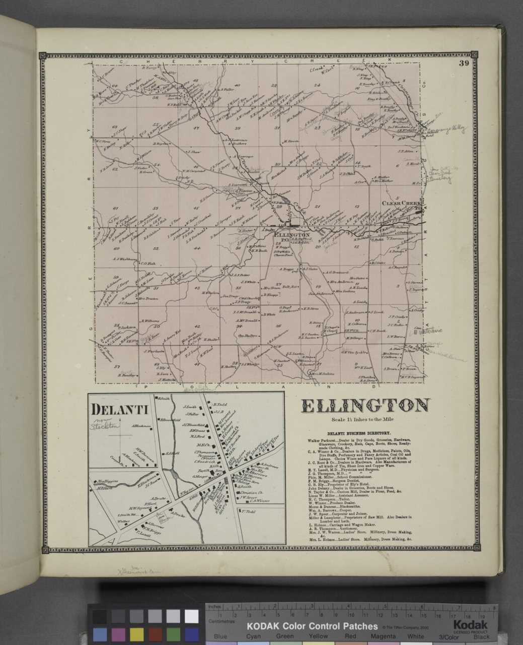 Delanti (Village); Ellington (Township); Delanti Business Directory