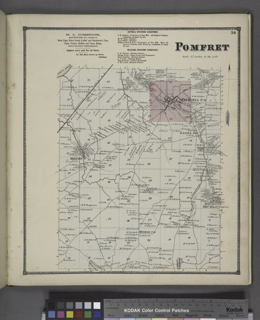 Shumla Business Directory; Milford Business Directory; Pomfret (Township)