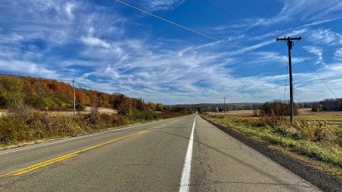 Autumn colors, Route 60