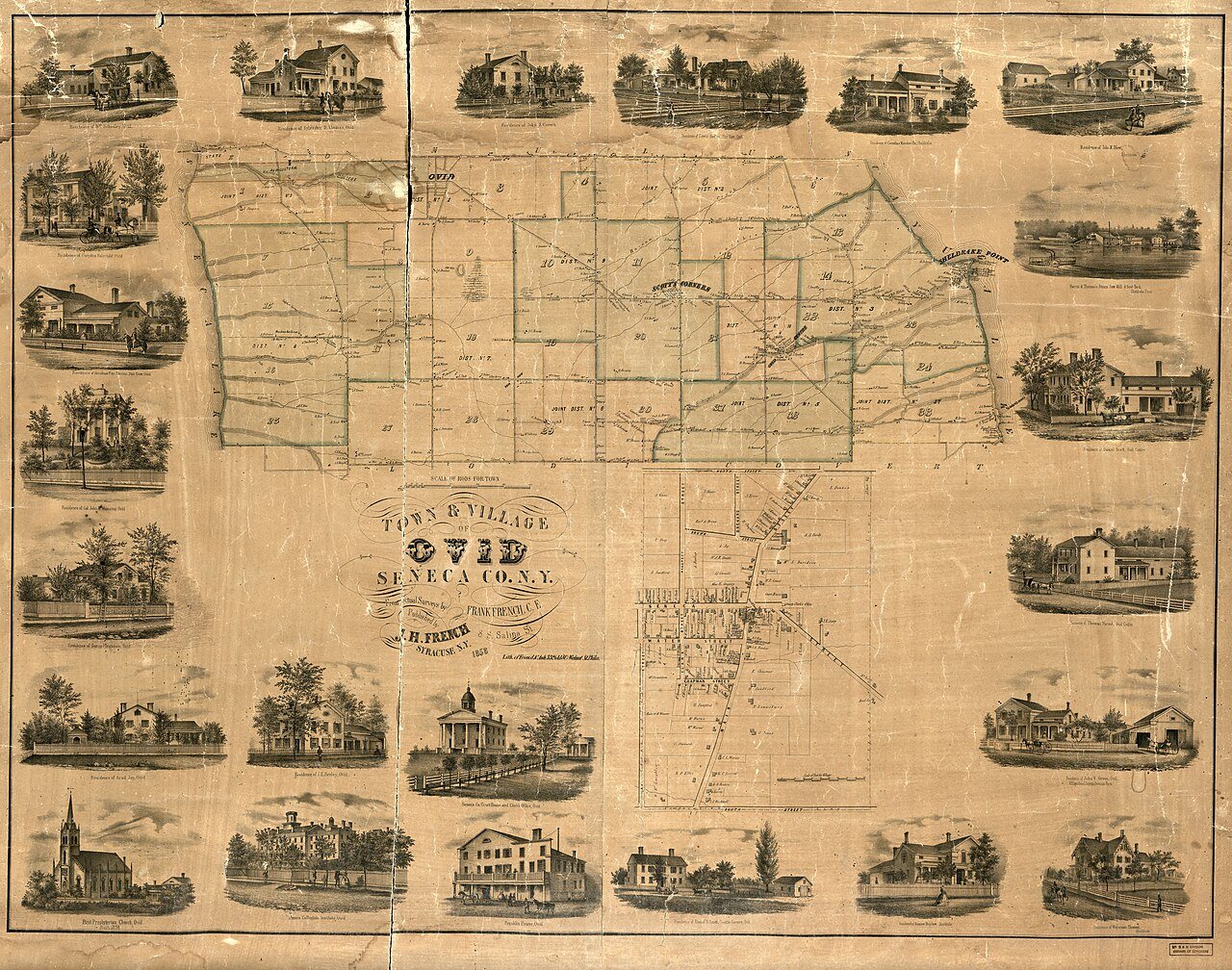 Town & village of Ovid, Seneca Co., N.Y