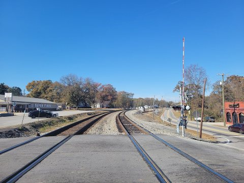 Railroad tracks