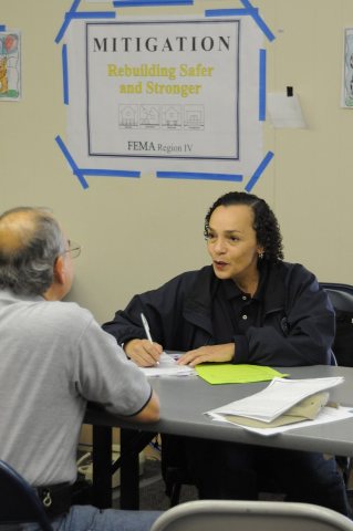 FEMA - 42075 - Mitigation Interview at Gwinnett DRC