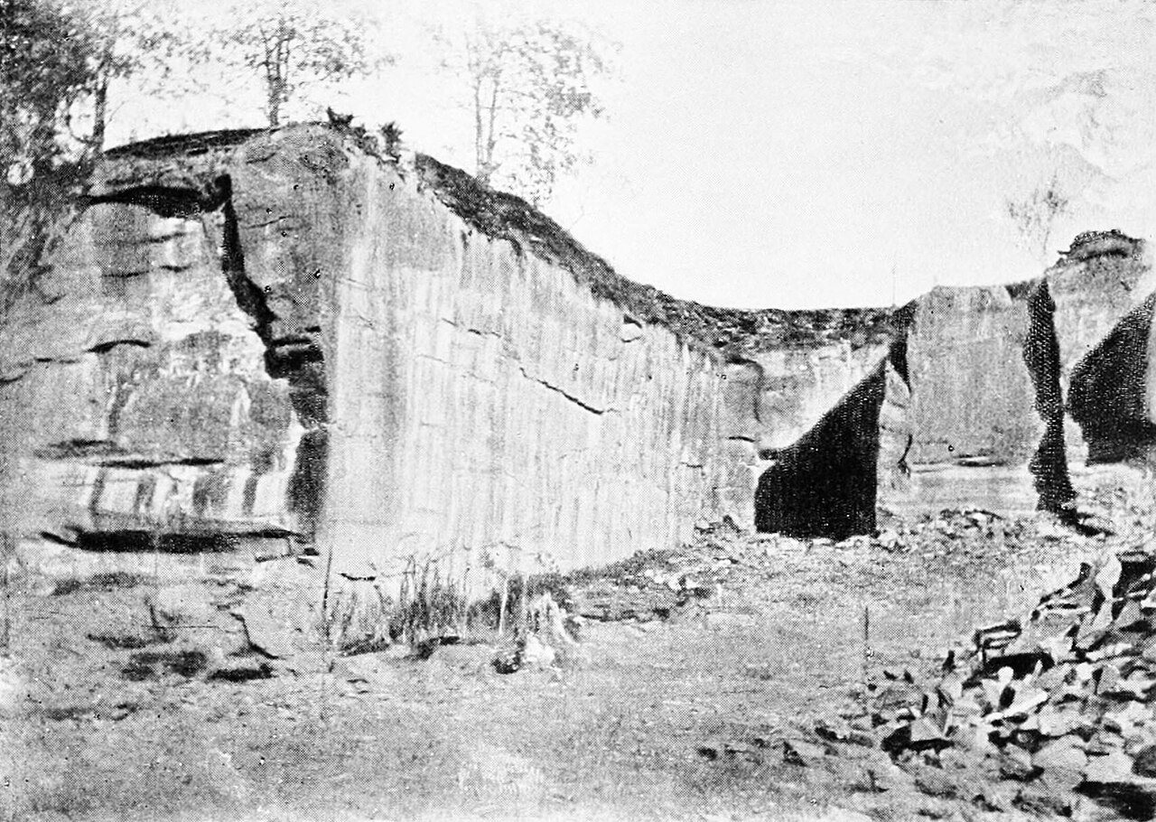 PSM V45 D369 Bluestone quarry at west
