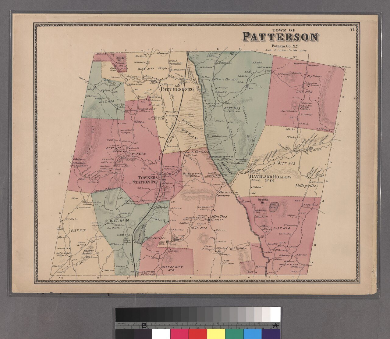 Plate 71- Town of Patterson, Putnam Co. N.Y