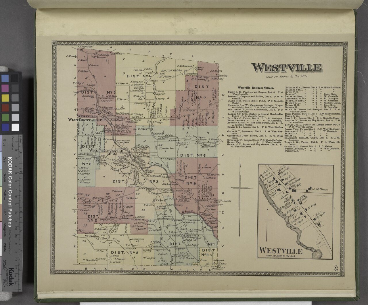 Westville (Township); Westville Business Notices.; Westville (Village)