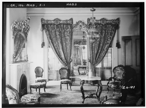Historic American Buildings Survey L. D. Andrew - Photographer June, 5, 1936 VIEW IN PARLOR (LEFT REAR ROOM) - Kolb-Pou…