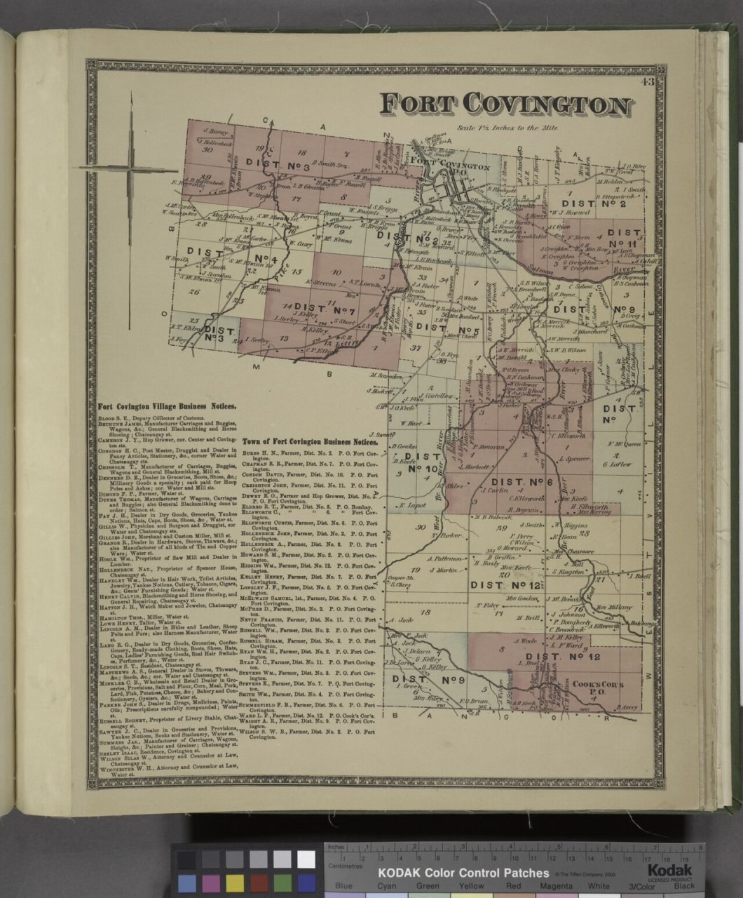 Fort Covington (Township); Fort Covington Village Business Notices.; Town of Fort Covington Business Notices