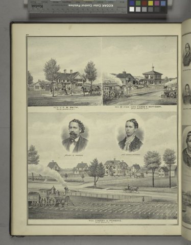 Res. of F.B. Smith, Union, Broome Co., N.Y.; Res. and Stone Yard of Amos K. Matteson, Union, Broome Co., N.Y.; Res. of …