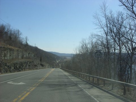 NY 414 south in