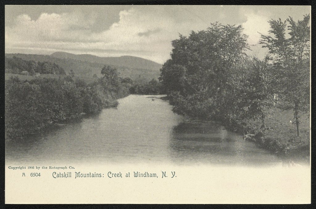 Catskill Mountains: Creek at Windham, N.Y