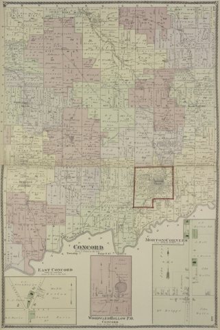 Concord (Township); Morton's Corners (Village); Woodward's Hollow P.O. Concord (Village); East Concord (Village)