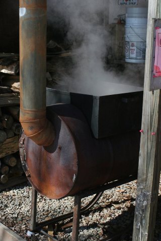 Maple syrup evaporator - Beaver Meadow Audubon Center