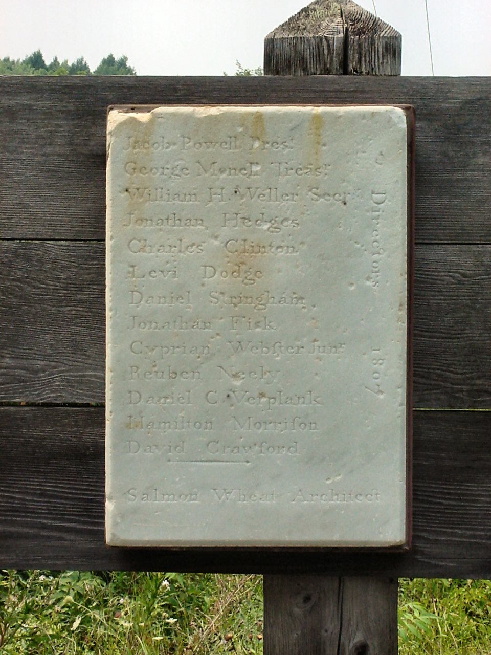 Bridgeville NY historic bridge marker