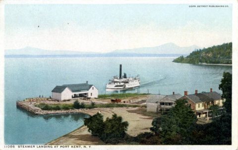 Steamer Landing at Port Kent (NBY 7979)