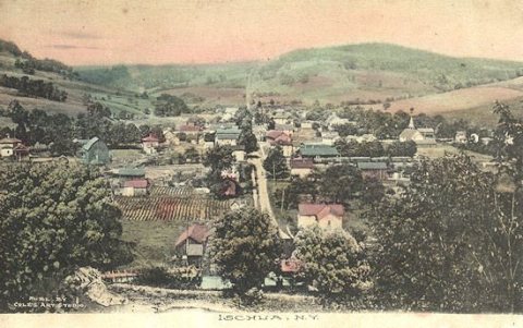 Ischua, N.Y. Postcard