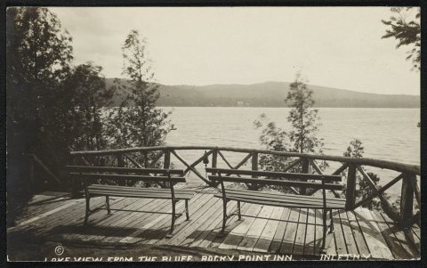 Lake view from the Bluff, Rocky Point Inn