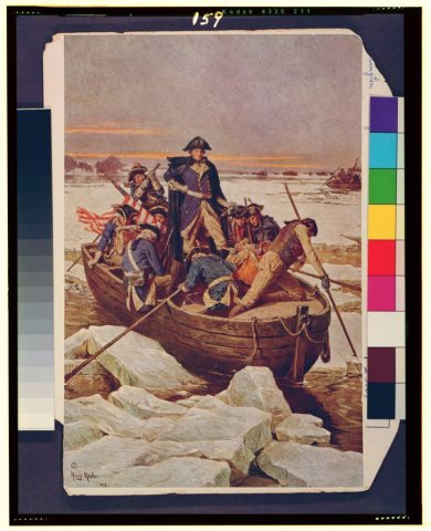 George Washington crossing the Delaware River