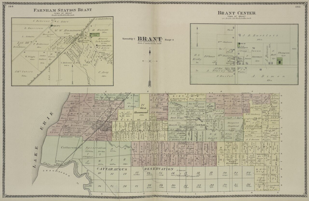 Farnham Station Brant (Village); Beant (Township); Brant Center (Village)