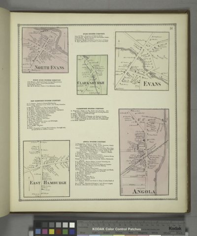 North Evans (Village); North Evans Business Directory; Evans Business Directory; Clarksburgh (Village); Evans (Village)…