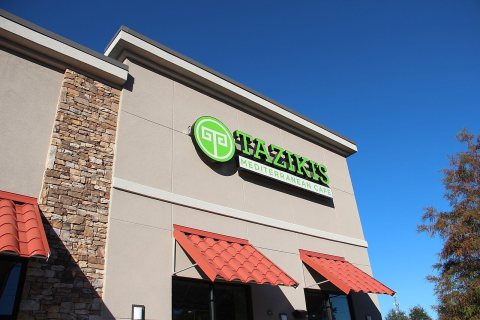 Taziki's Mediterranean Café, Suwanee GA, Oct 2017