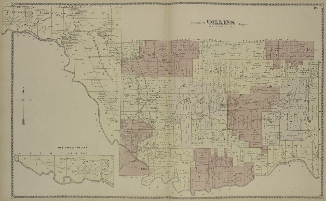 West Part of Collins (Village); Collins (Township)