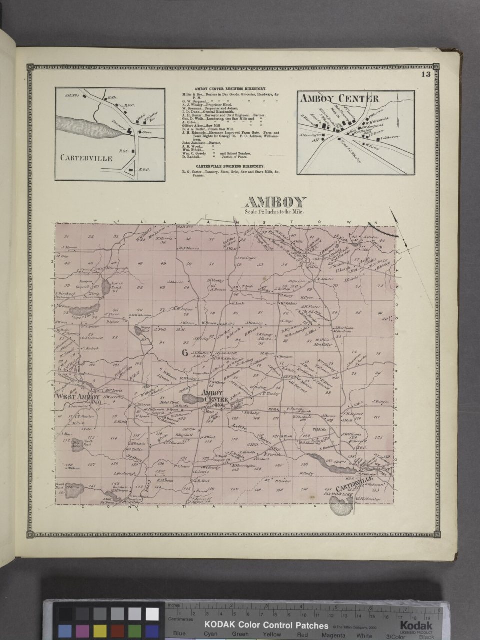 Carterville (Village); Amboy Center Business Directory.; Amboy Center (Village); Amboy (Township)
