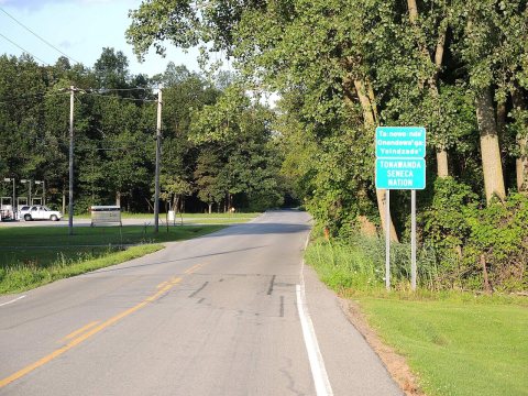 TonawandaReservationMartinRoadEntrance