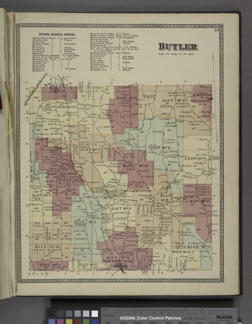 Butler Business Notices.; Butler (Township)