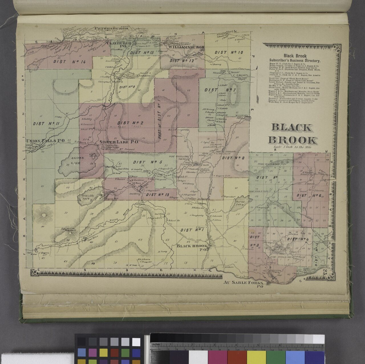 Black Brook (Township); Black Brook Subscriber's Business Directory