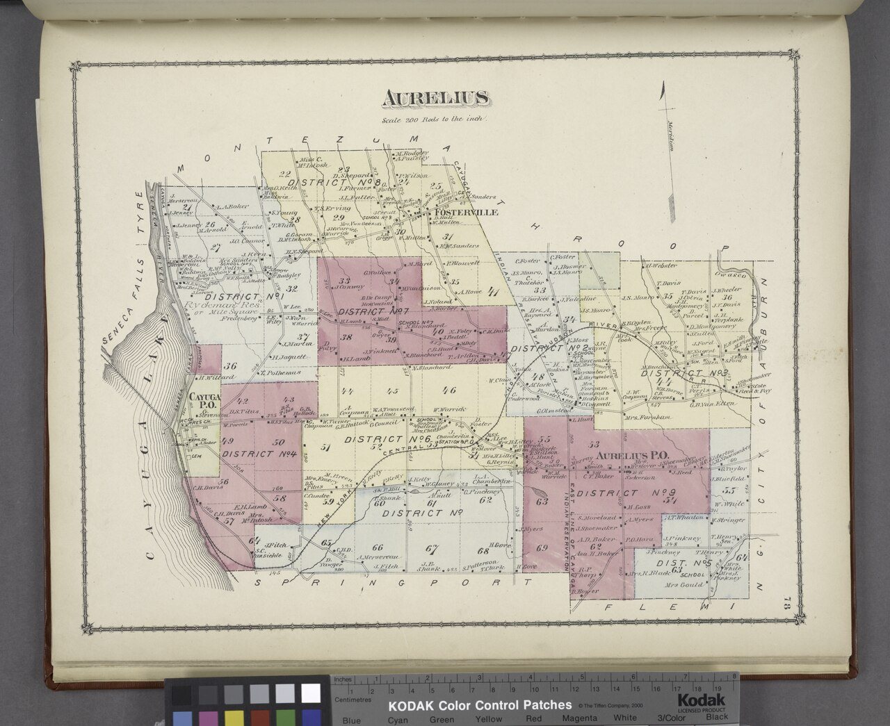 Aurelius (Village); Fosterville (Village); Cayuga (Township)