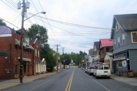 Downtown Mountaindale, NY