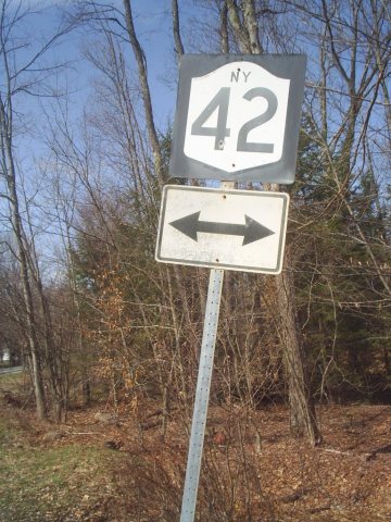 NY 42 old shield