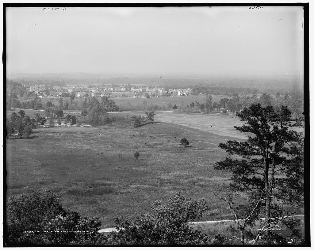 Fort Oglethorpe from Snodgrass Hill, Chickamauga, Ga