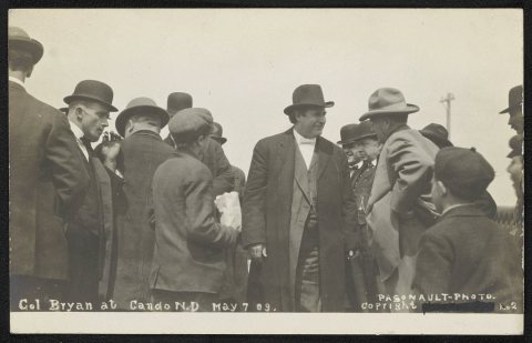 Col. Bryan at Cando, N.D., May 7, 09