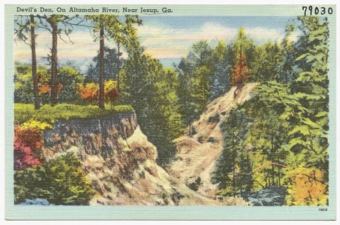 Devil's Den, on Altamaha River, near Jesup, Ga