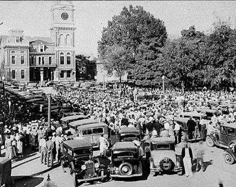 Covington Ga Town Square Circa 1900s